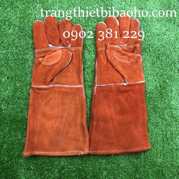 Găng Tay Da Hàn Black Stallion 112L Con Ngựa (Orange) - 40cm