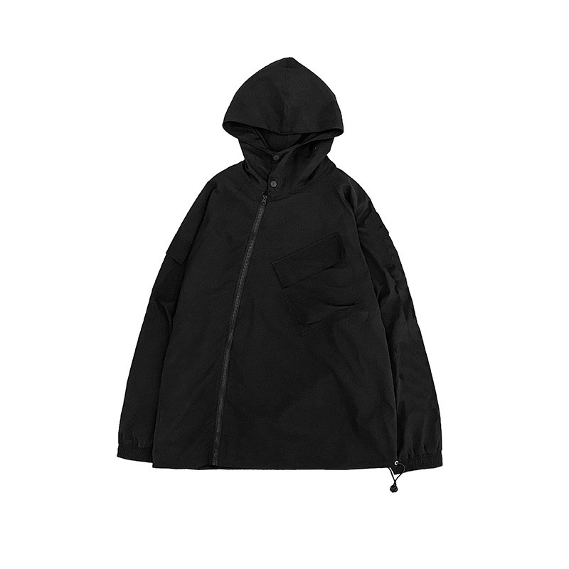 Áo khoác gió khóa chéo Hàn Quốc