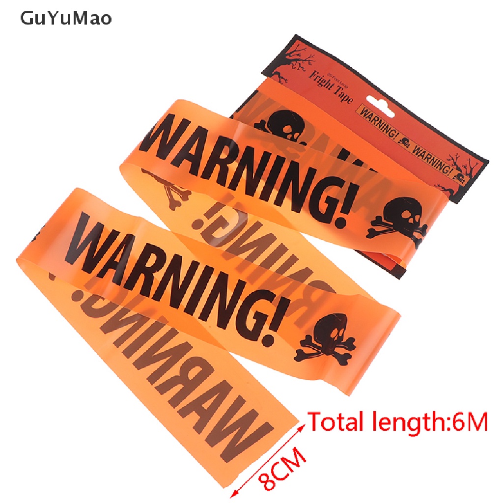 Cuộn Băng Keo Cảnh Báo Dùng Trang Trí Cửa Sổ Dịp Halloween