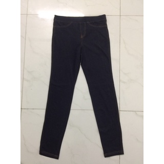 Quần thun bó giả jean xuất dư