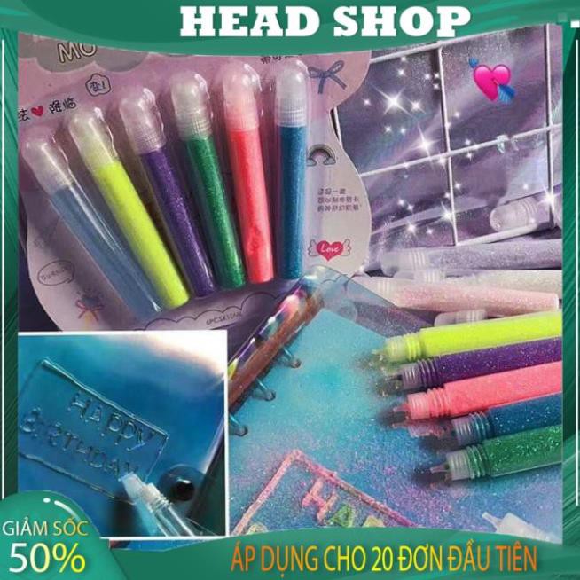 BỘ GỒM 6 BÚT NEON NHŨ VIẾT CHỮ TRANG TRÍ HEADSHOP