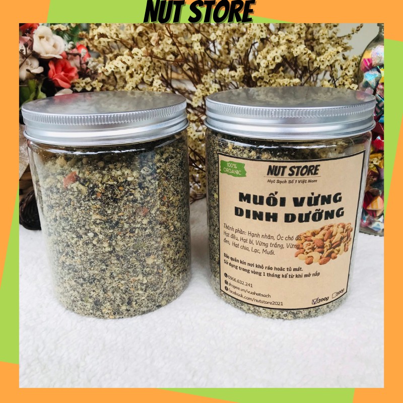Muối vừng hạt dinh dưỡng Nut Store 500g