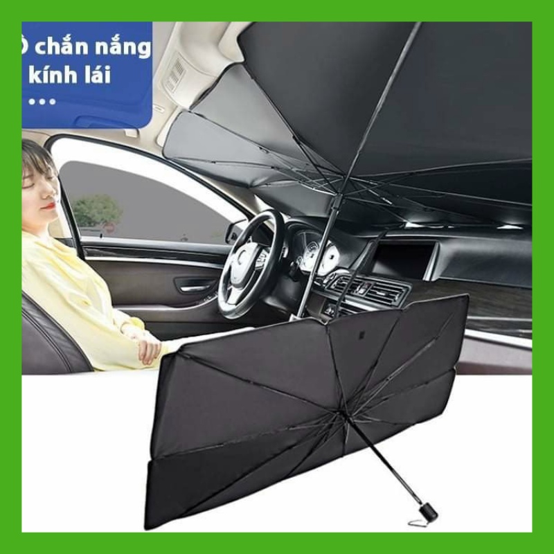 [Loại 1] Ô (dù) che chắn nắng kính lái xe hơi ô tô Cao Cấp, tiện dụng, gấp gọn, chắn nắng-giảm nhiệt độ-bảo vệ nội thất
