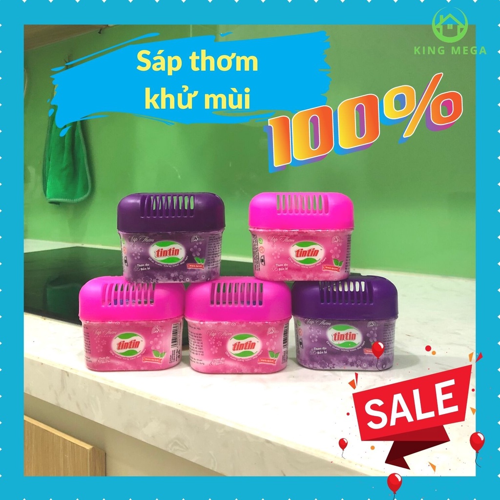 Sáp Thơm Khử Mùi Để Phòng ,Toilet , Ô Tô  - TinTin - 100G