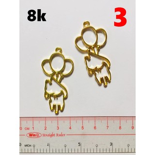 Khung charm làm resin hình mèo