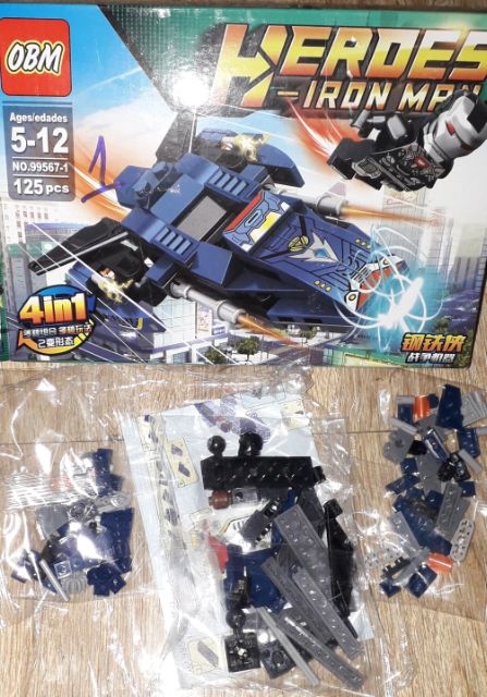 Lắp ráp 1 hộp LegoSuper Hero Siêu Anh hùng 99567 có nhiều chi tiết bằng nhựa ABS