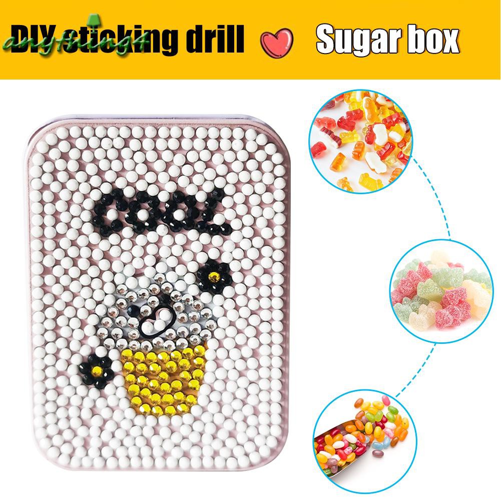 COD√ANY❀DIY Diamond Painting Candy Box Cartoon Handmade Mini Square Storage Case