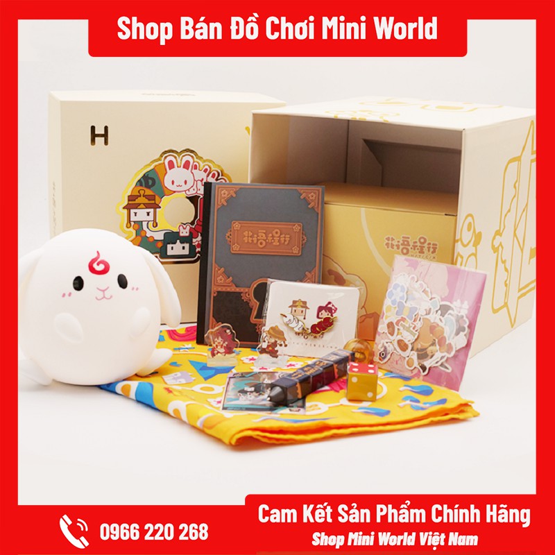 Đèn Ngủ Mini World Thỏ Ngọc [Đi Kèm Thêm 1 Bộ Đồ Chơi]