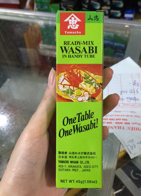 Mù Tạt Wasabi Xanh Tuýp 45g