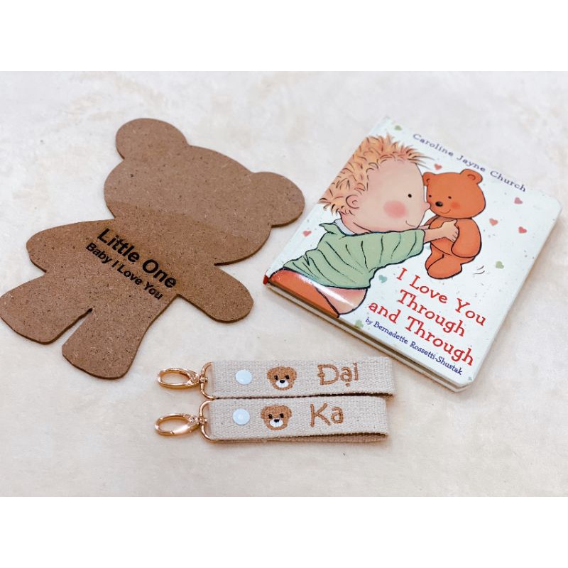 Móc khóa thêu tên riêng - Name tag