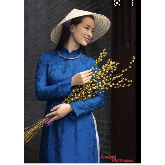 Áo dài gấm trơn nhiều màu, chất gấm mềm, giá sale siêu sốc