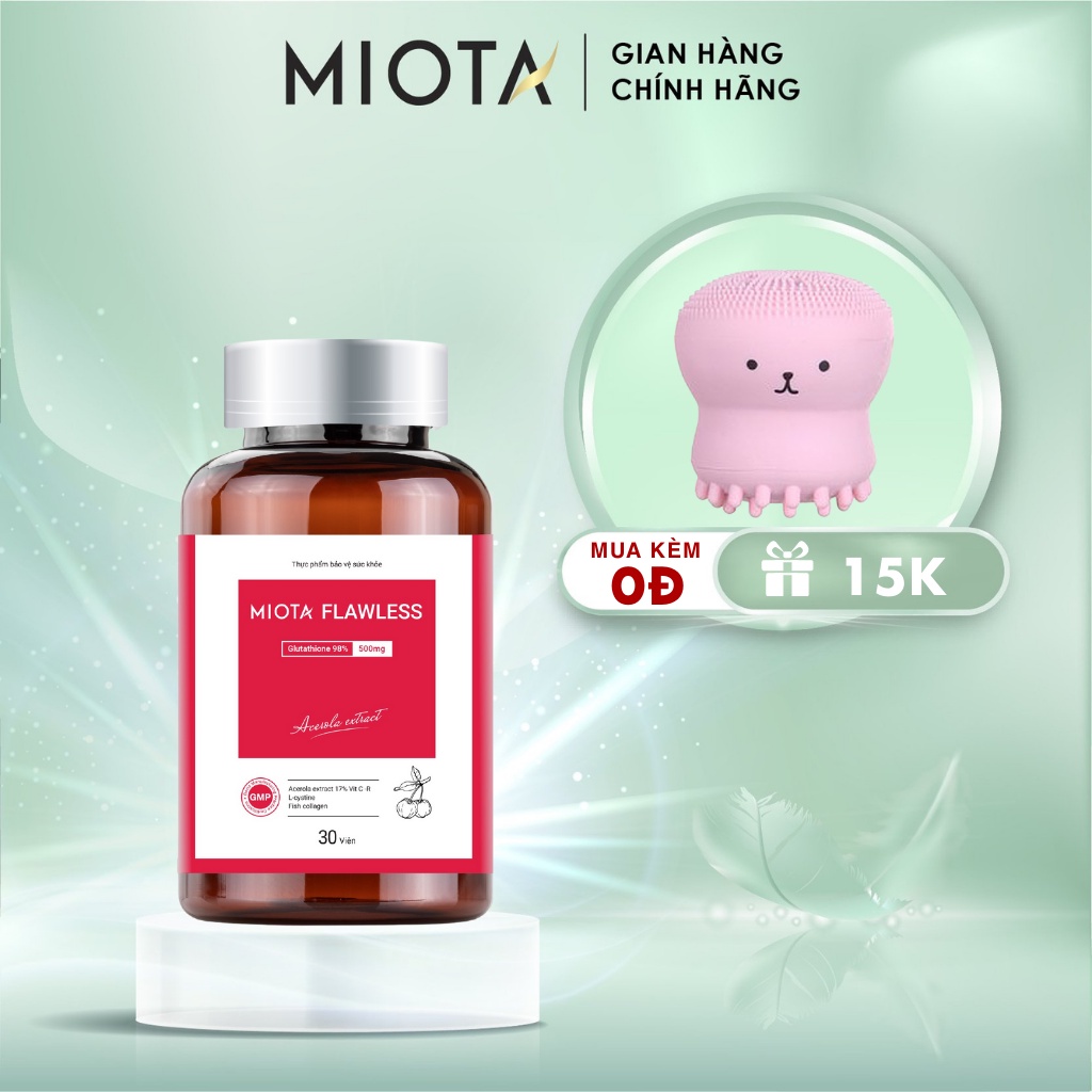 Viên uống sáng da Miota Flawless 30 viên