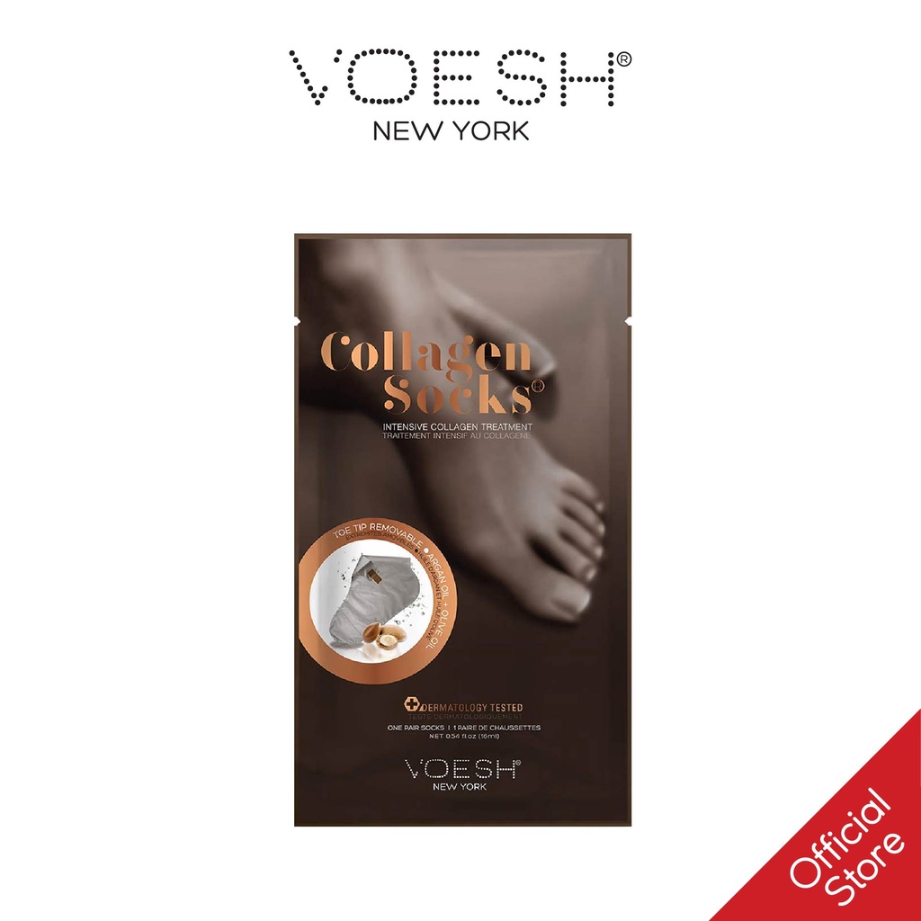 Mặt Nạ Chân Tinh Chất Collagen VOESH New York Collagen Socks 16ml x cặp 2 miếng