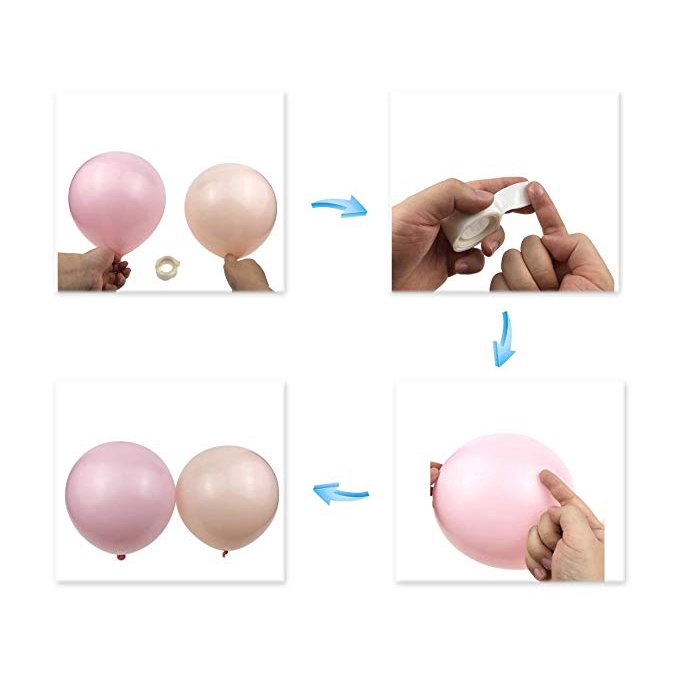 Keo dán bong bóng hình tròn trang trí tiệc cưới/ sinh nhật