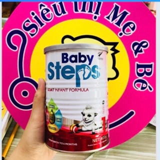 (Thánh lý)Sữa dê Baby Steps số 1-400g-date 1/3/2020