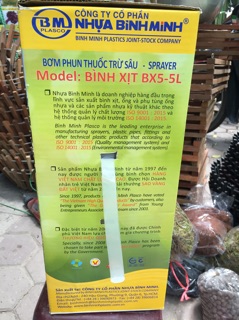 Bình xịt tưới cây Bình Minh 5 lít