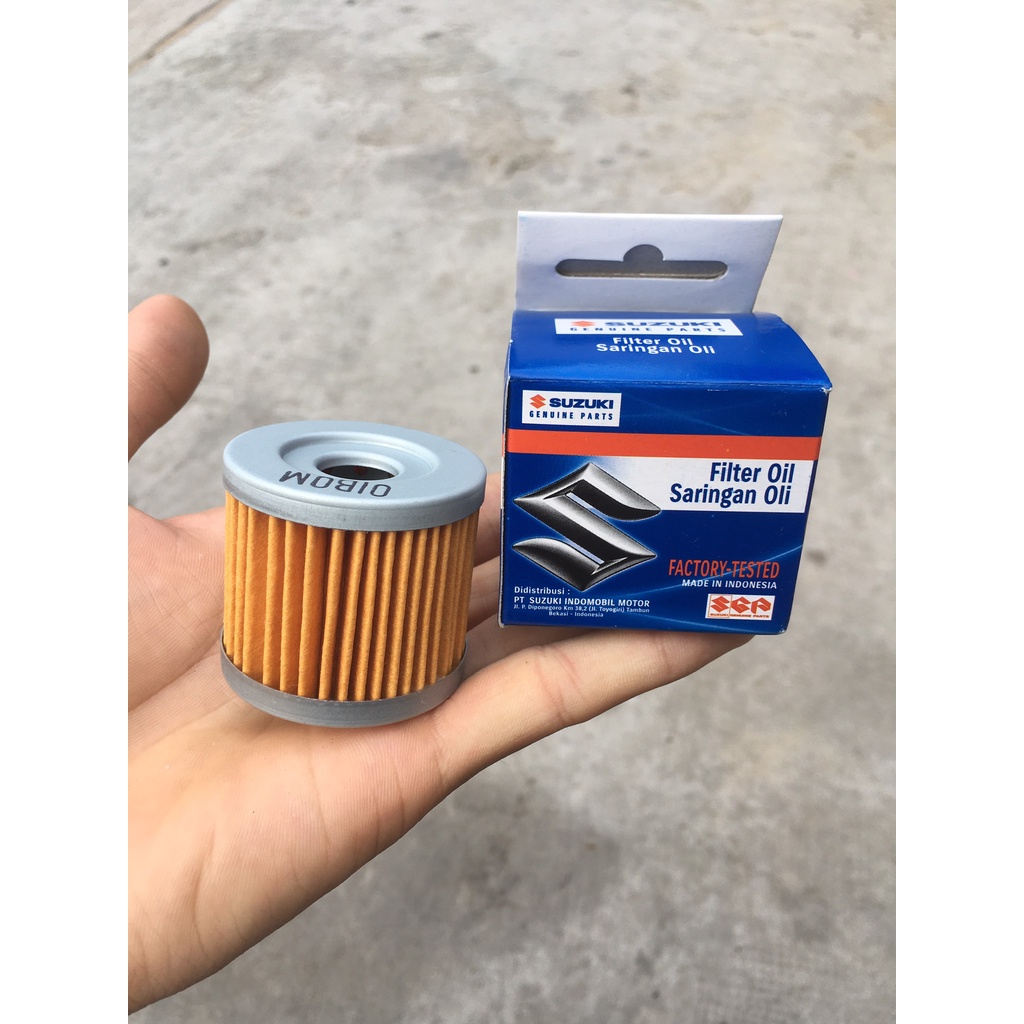 Lọc nhớt Suzuki made in indonesia cho các dòng xe Viva fi, Gd110, GSX, Raider, Satria