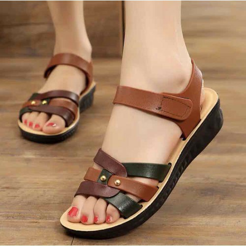 [FREESHIP] Dép Sandal Quai hậu nữ da mềm cực xinh - Size 39, 40