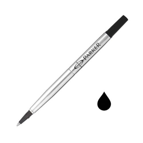 Ruột viết lông bi màu đen ngòi F/M- Ruột viết lông bi Parker