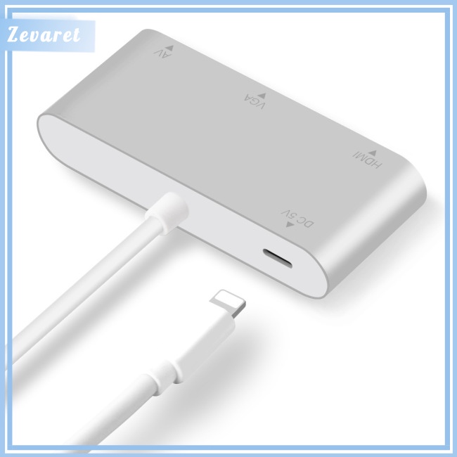 Cáp Chuyển Đổi Lightning Sang HDMI VGA AV TV Cho iPhone X iPhone 8 7 7 Plus 6 6S iPad