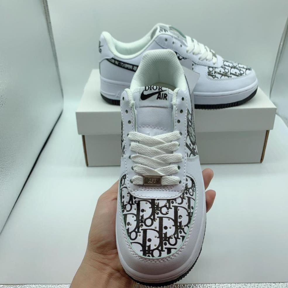 (bachhoa)Giày thể thao nike_Dior AF1 đế xám đế đen hàng chuẩn đủ size nam nữ Full Box bill