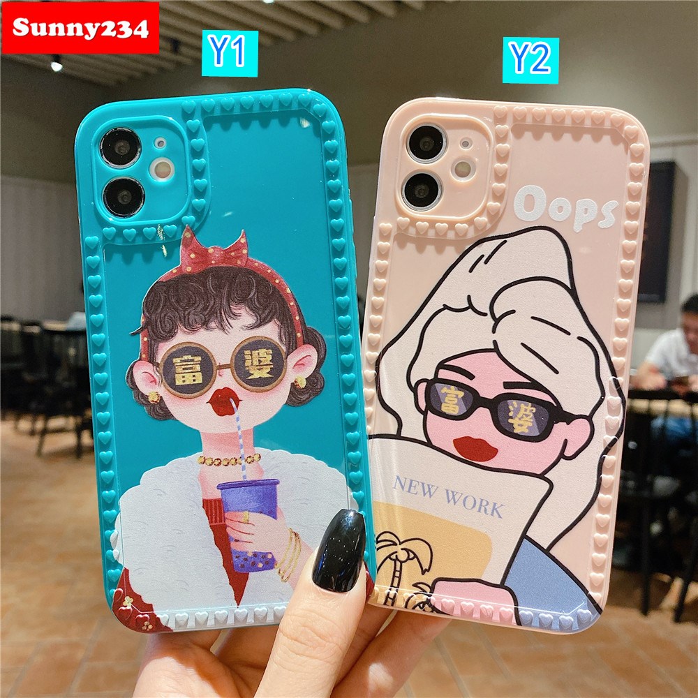 Ốp điện thoại in hình cô gái thời trang cho Iphone 12 Mini Pro Max Iphone 11 Pro Max Iphone 7 8 Plus X Xs Max Xr | BigBuy360 - bigbuy360.vn