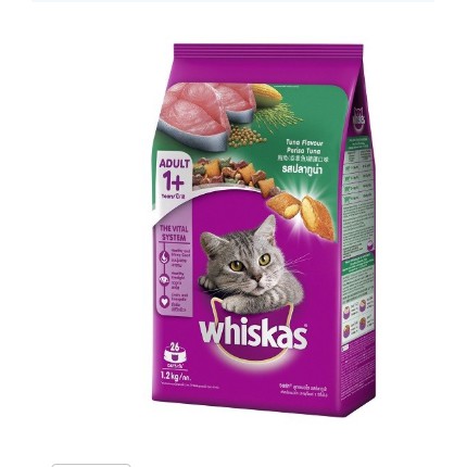 Thức Ăn Cho Mèo Whiskas Túi 1.2 Kg ĐƯỢC CHỌN VỊ