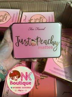 <Sale can date> Phấn mắt Toofaced Just Peachy Matte