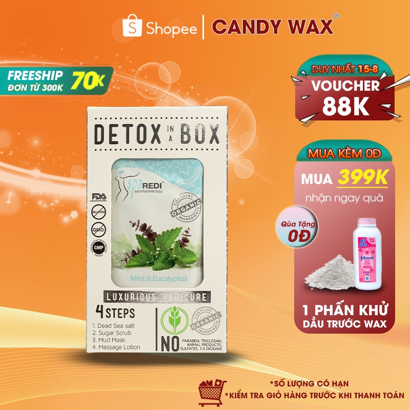 Bộ chăm sóc da toàn diện, kem dưỡng muối tẩy da đắp mặt nạ đất sét chính hạng USA