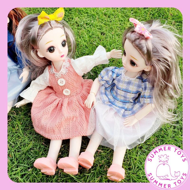Búp bê barbie công chúa xinh xắn di chuyển khớp tay chân,30cm