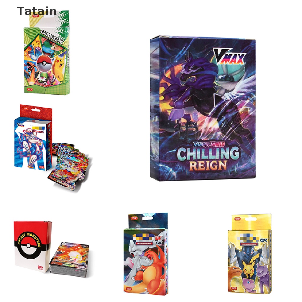 Set 50/ 100 thẻ bài Pokemon chất lượng cao