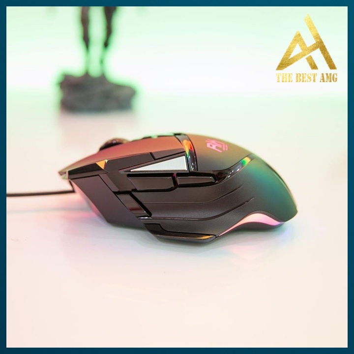 Chuột Máy Tính Có Dây Chuột Gaming LED RGB Royal Kludge RM502 Chuột Laptop PC Mouse Chơi Game