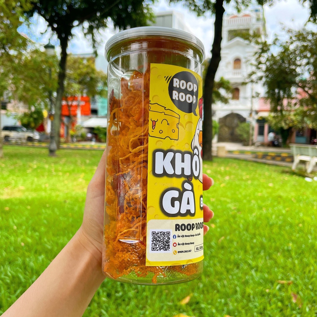 Khô Gà Bơ Tỏi 200G ROOPROOP - Đồ ăn vặt Việt Nam - An toàn vệ sinh thực phẩm | BigBuy360 - bigbuy360.vn