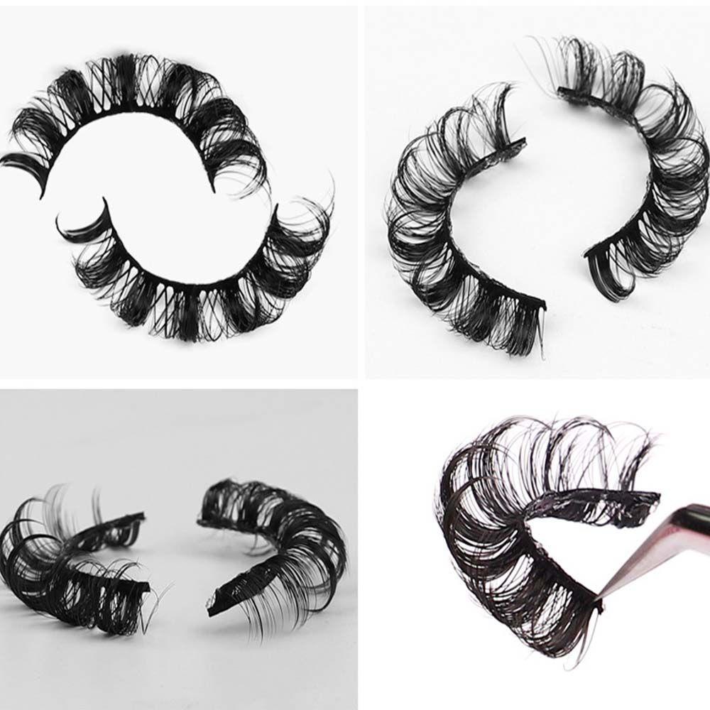 Bộ Lông Mi Giả 3D Bằng Lông Chồn Nhân Tạo Dài Có Thể Tái Sử Dụng