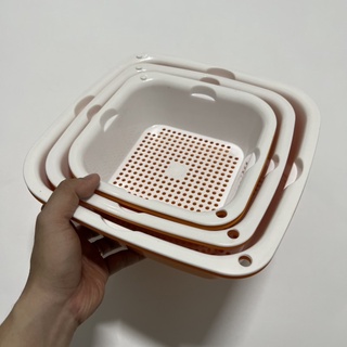 Bộ 6 Món Thau Rổ Ecco Cao Cấp
