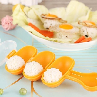 Khuôn lắc cơm viên cho bé | TẶNG muôi xới cơm