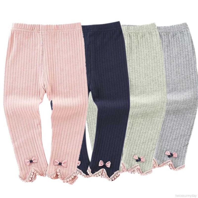 Quần Legging giữ ấm in họa tiết hoa xinh xắn dành cho bé gái