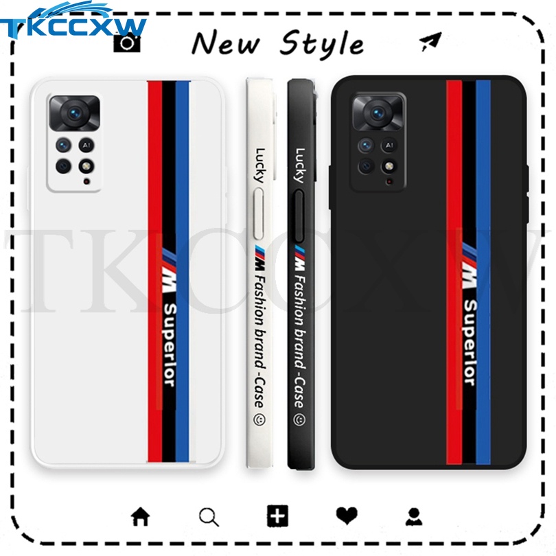 Ốp Điện Thoại Silicon Mềm Hình Vuông Bảo Vệ Camera Cho Xiaomi Redmi Note 11S 10S 10T 11T Redmi Note 10 11 Pro+