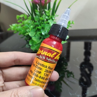 Mực tập xăm Eternal màu Đỏ Lipstick Red 30m