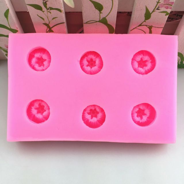 Khuôn silicone 4D 6 bông hoa