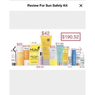 Set kem chóng nắng sephora