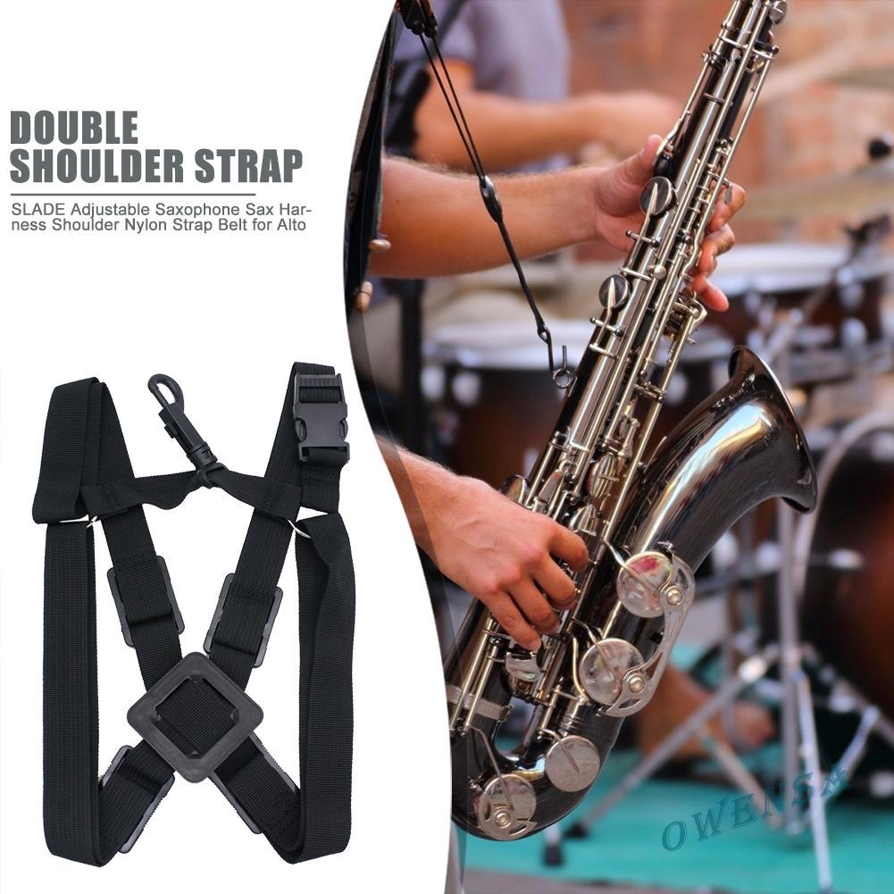 『ow#Alto Tenor Soprano Saxophone Harness Oxford Cloth Sax Shoulder Strap Belts☆