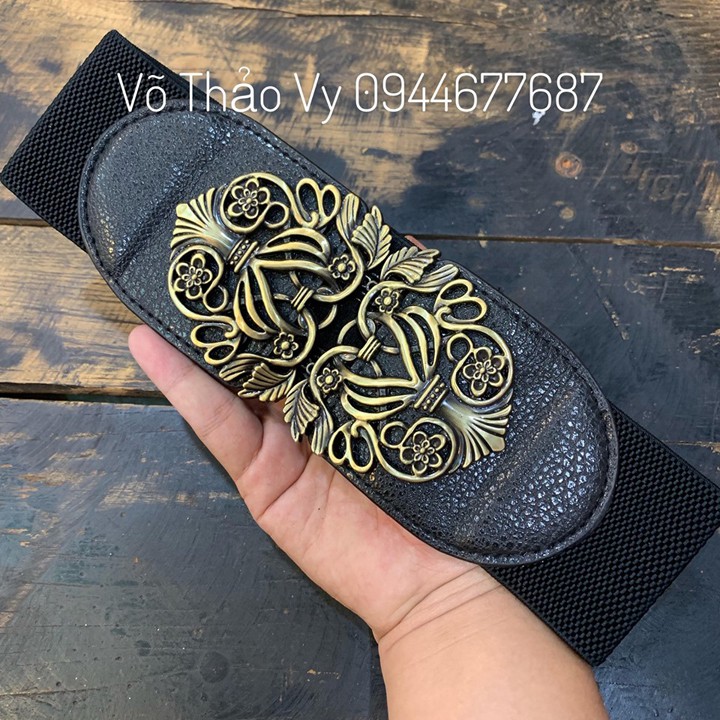 Đai thắt lưng phối váy