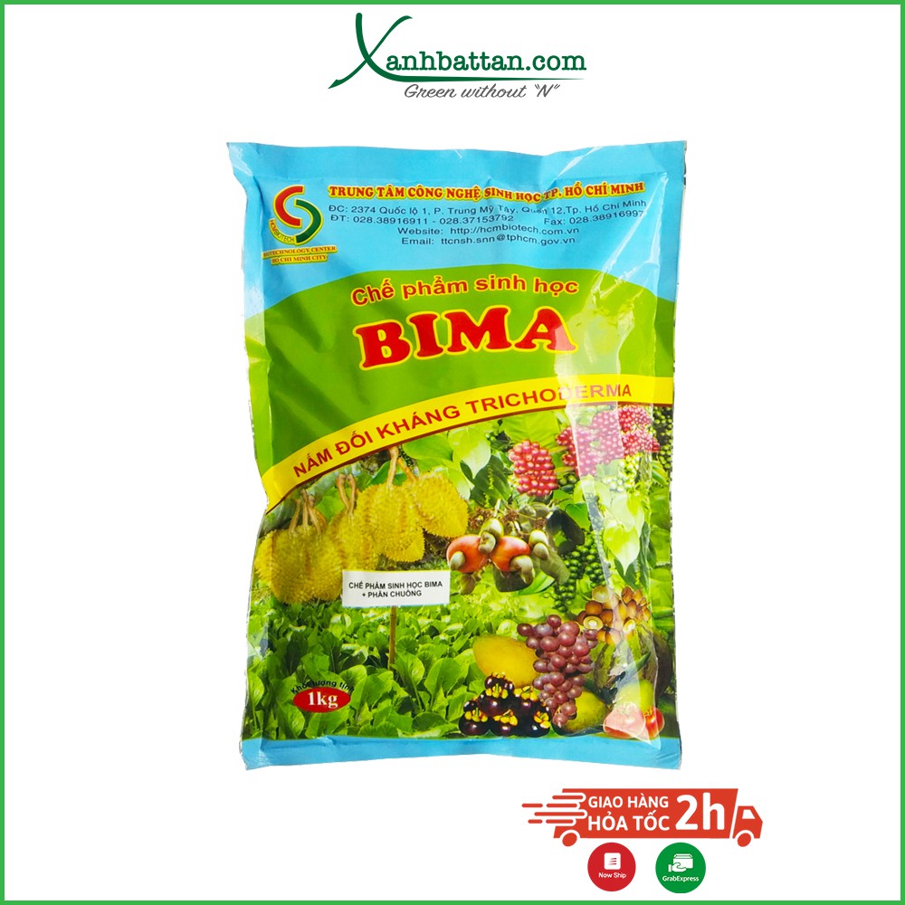 Chế phẩm sinh học TRICHODERMA BIMA 1 Kg