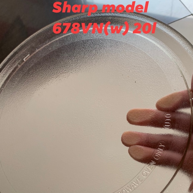 Đĩa lò vi sóng sharp-678VN(w) 20l chính hãng
