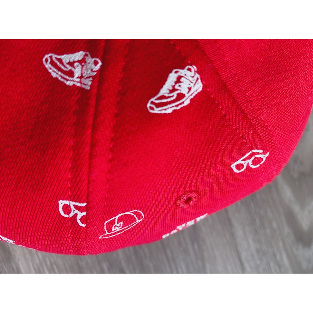 nón snapback cao cấp 3 màu-xanh-đỏ-xám(ms NN100)