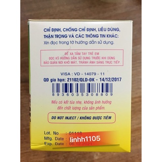 NIC-VITA SIRO 20 ỐNG