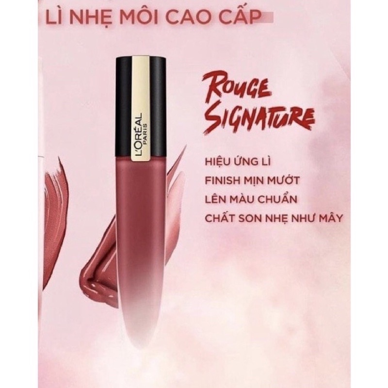 Son kem loreal rouge signature 126,129,130,135,138,143,113