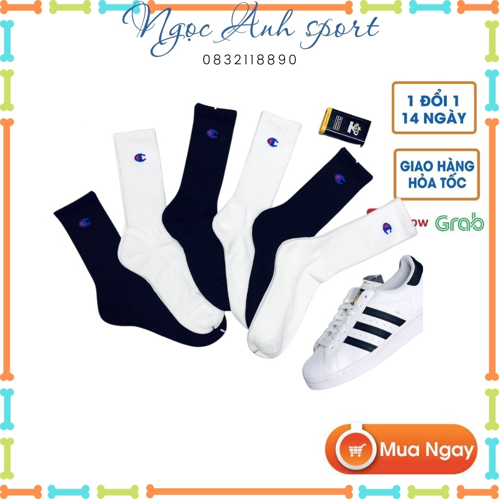 Tất vớ thể thao nam thờii trang phong cách champion ( Mua 10 tặng 1 Das thấp cổ hàng vnxk )