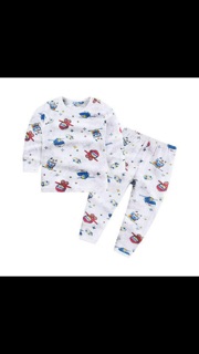 Bộ cotton sợi tre dài tay